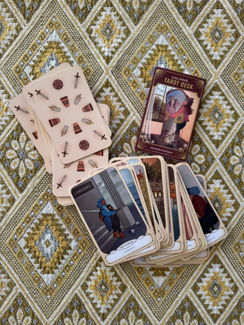 Cozy Witch Tarot & Coloring Believe in Your Own Magic Oracle Make Your Own Magic - Picture 5 of 16